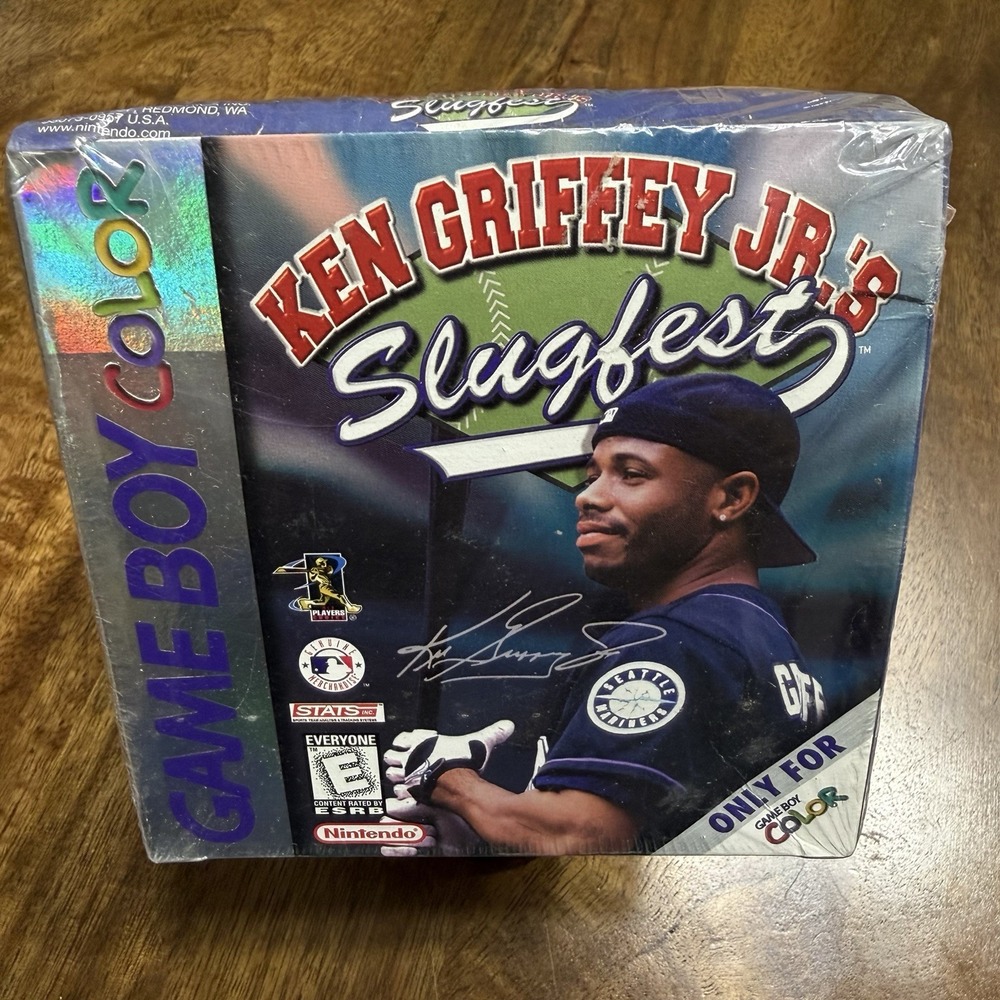 Ken Griffey Jr Slugfest NEW factory sealed Nintendo Game Boy Color Advance SP